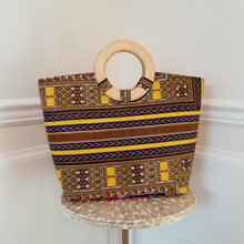 Load image into Gallery viewer, Top Handle Bag Dashiki
